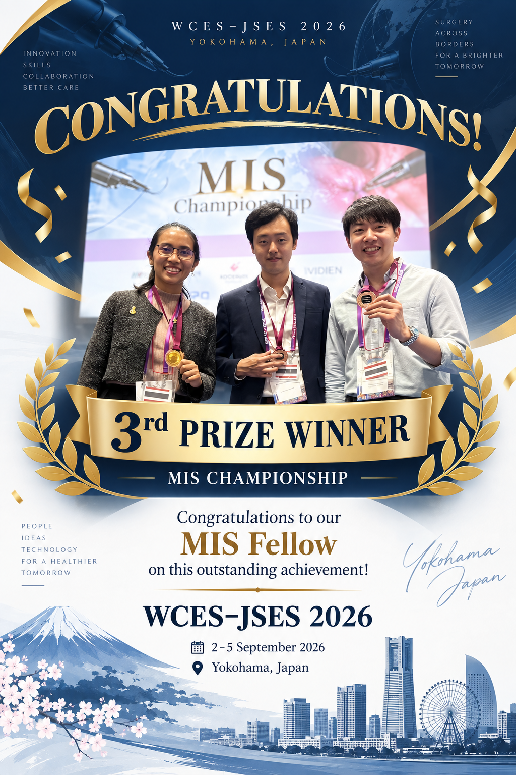 ร่วมแสดงความยินดีกับ Team Fellow MIS